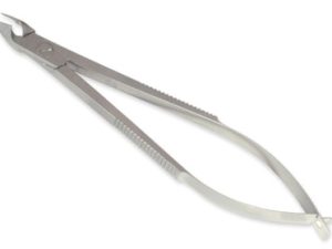 Prof. Cuticle Nippers, lap joint, ½ jaw, 6 mm, 3 ¾", stainless satin-finished surface, surgical quality
