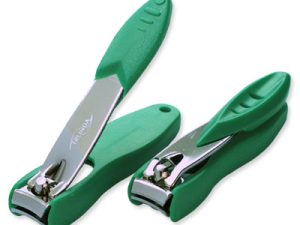 Nail Clippers, 3¼", stainless steel, satin finished
