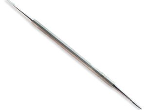 Pedicure Double Instrument, 6¼", 'File', fine & coarse, style straight - straight, stainless, surgical quality