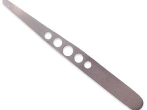 Profi Tweezers, 3 ¾", slanten, stainless, design version, satin finished
